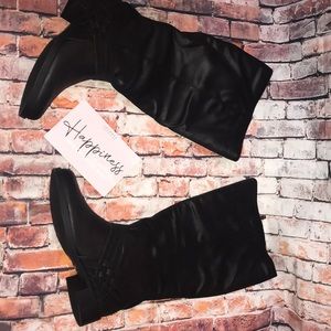 Journee collection boots 9xwc WIDE CALF BLACK NEW